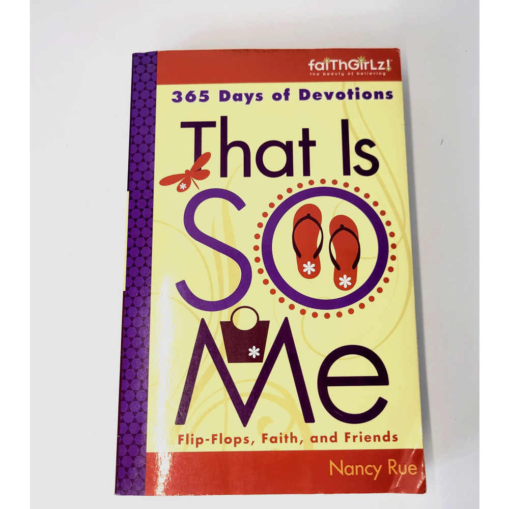 That Is SO Me Nancy Rue Zonderkidz Paperback FaithGirlz Christian Devotional